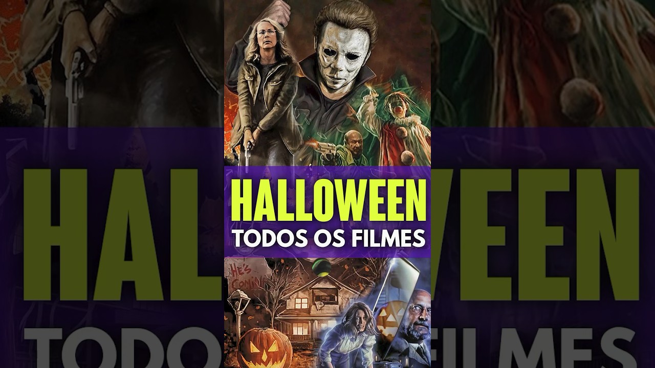 HALLOWEEN: FRANQUIA COMPLETA! #halloween #michaelmyers #filmes